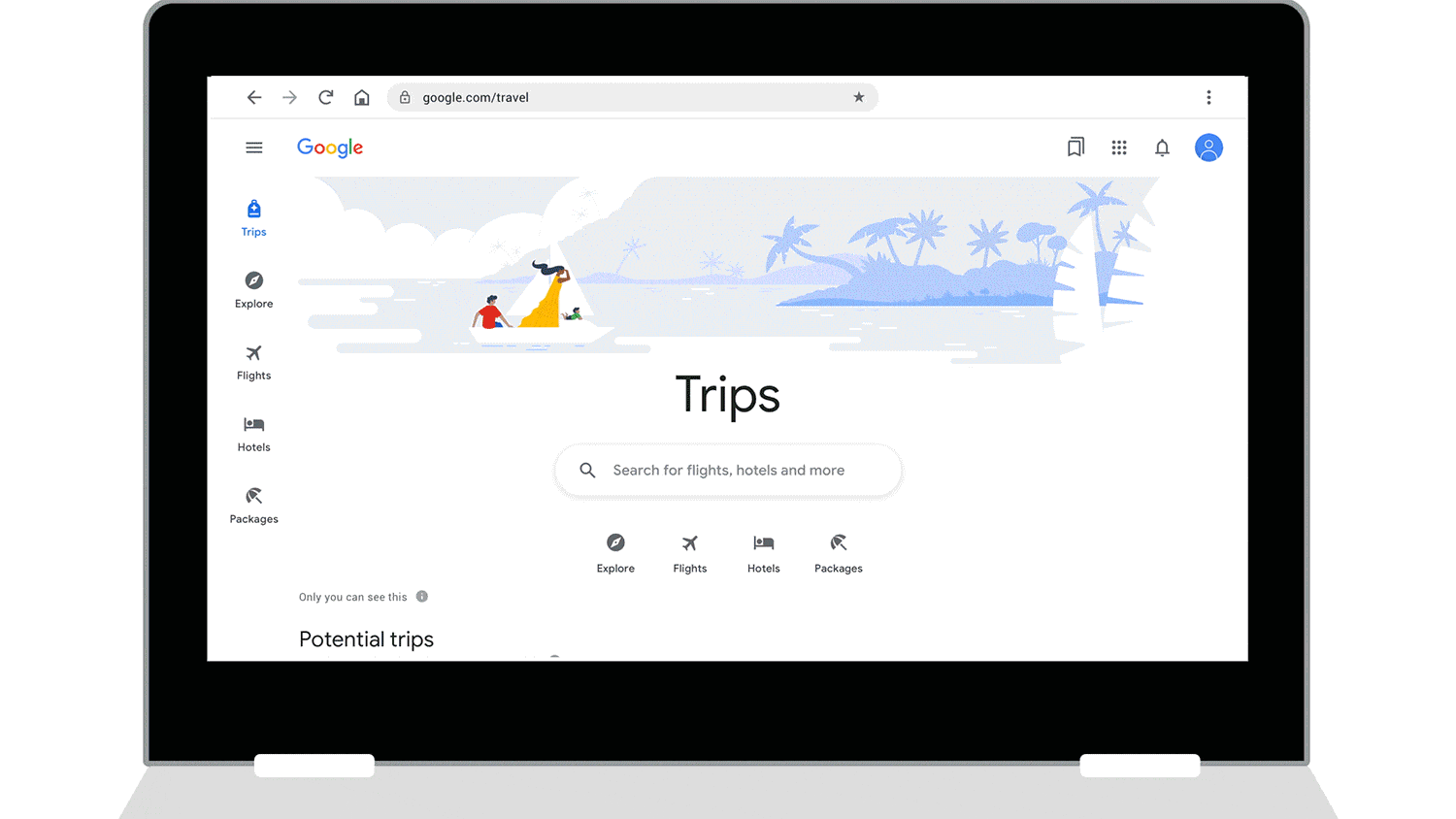 google путешествие 