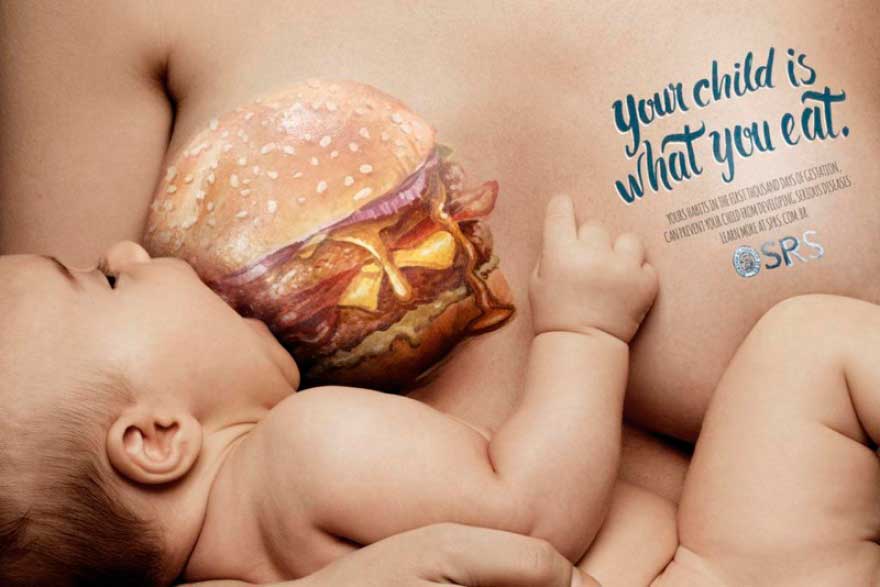 Ваш ребенок &mdash; это то, что вы едите (Your chils is what you eat)